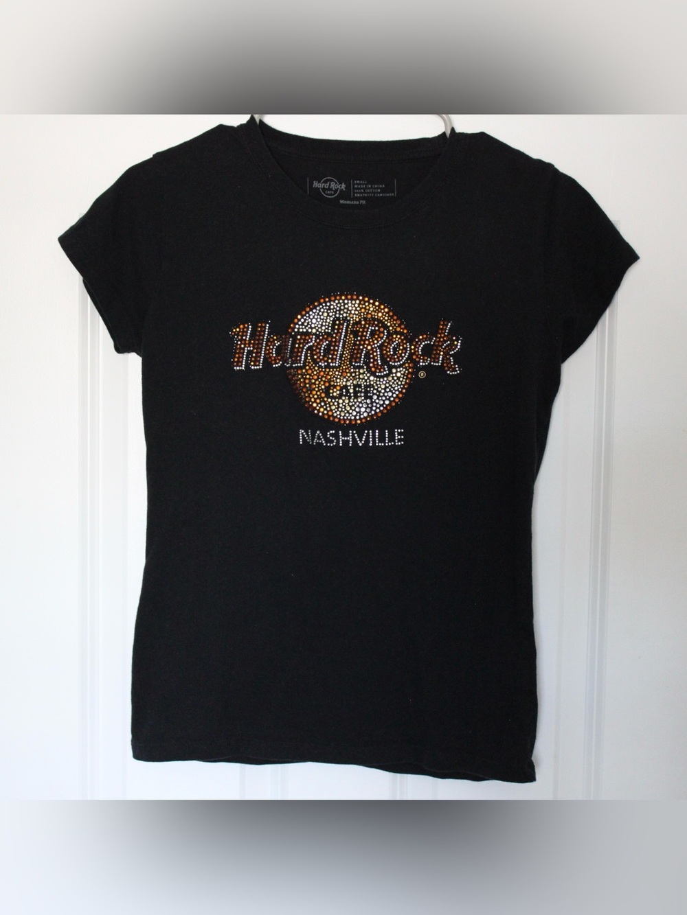 HARD ROCK CAFE Nashville Embellished Rhinestone T-shirt